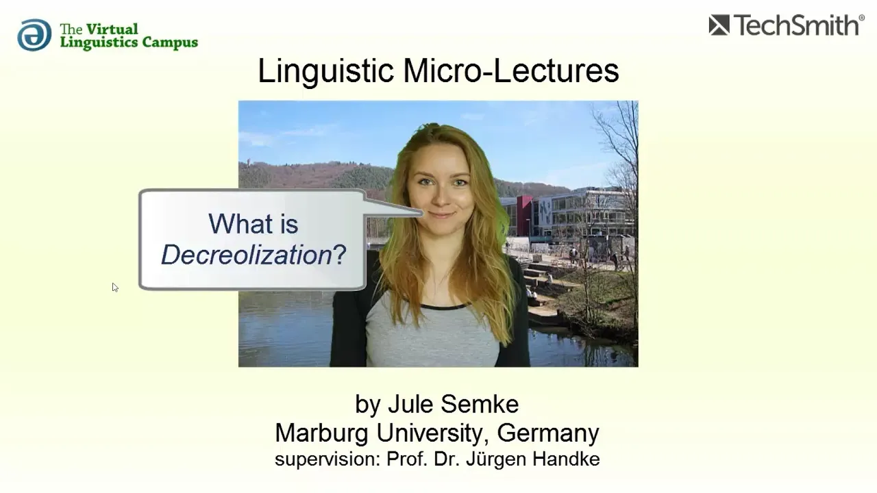 Decreolization ☆ Linguistics Lecture