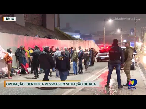 Operação identifica pessoas em situação de rua na Grande Florianópolis