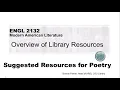 CSU Library - ENGL 2132 Resources