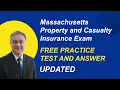 Massachusetts Property and Casualty Insurance Exam Free Practice Test and Answer