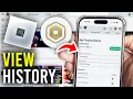 How To View Transaction History In Roblox Mobile - Full Guide