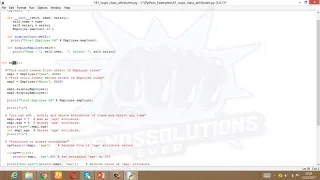 Class Attributes In Python Learn Python Full Course In Telugu 41