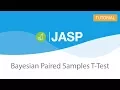 JASP Tutorial Bayesian Paired Samples T-Test