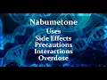 Nabumetone - Uses Side Effects and More