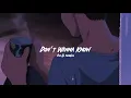 Download Lagu maroon 5 - don't wanna know (Lofi Remix)