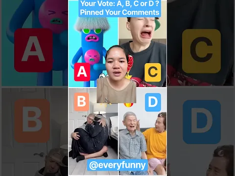 Your Vote: A, B, C or D ?Pinned Your Comments#trendingshorts #funny #36 #viralvideoshorts #shorts