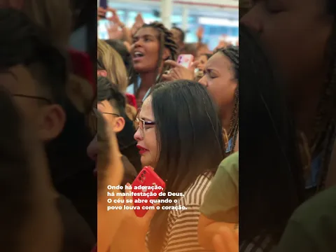 O céu se abre quando você adora! 🙌🏽