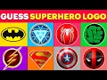 Download Lagu Guess ALL the Superheroes by Logo | MARVEL \u0026 DC Superheros - Superhero Quiz🕷️🦇🤖