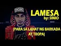 Sinio LAMESA a song for all your friends