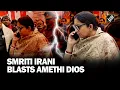 Smriti Irani reprimands Amethi DIOS on phone call over non-payment of dues of retired teachers