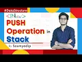 2 Push Operation in Stack with Coding Stack Data Structure Println