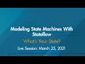 Modeling State Machines with Stateflow What s Your State