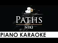 Download Lagu NIKI - Paths - Piano Karaoke Instrumental Cover with Lyrics