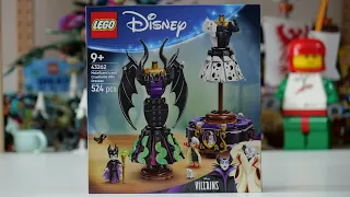 LEGO Disney Villains 43262 Maleficent's and Cruella De Vil's Dresses Speed Build