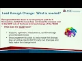 Getting to 2025 Change Management Strategies and Leadership in the Echo Lab