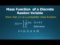 Probability Mass Function PMF Statistics Probability