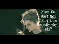 The curse - Agnes Obel Lyrics