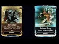 Warframe - Update 30 5 Berserker Fury vs Primed Fury