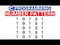 Pattern Program in C Binary Pattern Using C Program - C Language in Hindi