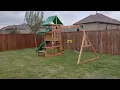 Backyard Discovery Belmont Wooden Swing Set Assembly