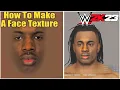 How To Make A Face Texture For WWE 2K23 Simple Tutorial