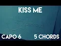 Lagu How To Play Kiss Me by MAGIC! | Capo 6 (5 Chords) Guitar Lesson