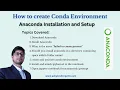 How to create conda environment Anaconda installation Ashutosh Tripathi
