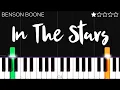 Download Lagu Benson Boone - In The Stars | EASY Piano Tutorial