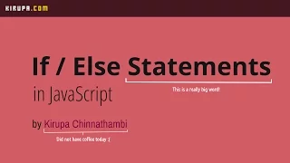 If Else Statements