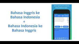 EngIndEng English to Indonesian Translation App and Indonesian to English Translation App Demo