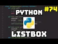 LISTBOX - Tkinter en espanol Python