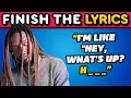 Lagu Finish the lyrics 🎵 Trending Rap songs of 2026 edition | Guess the lyrics quiz 2026