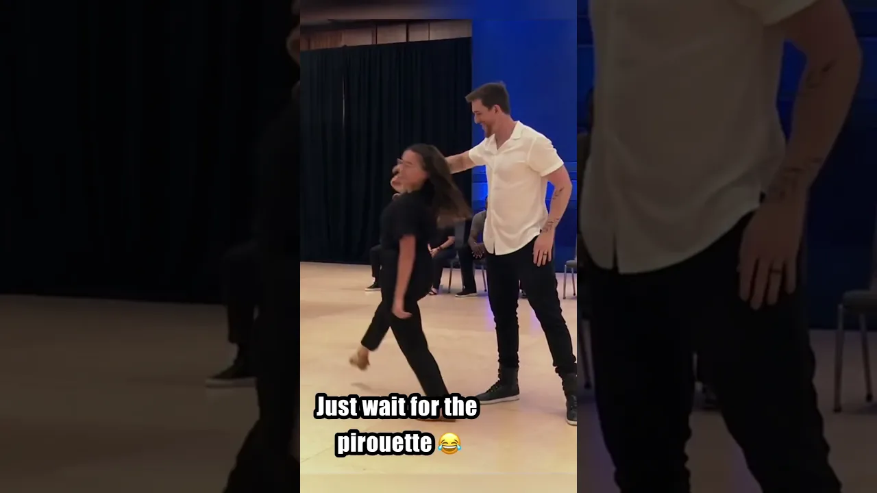 Best pirouette ever 😂 #westcoastswing