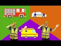 Puistopartio - Paloauto 🚒, ambulanssi 🚑, poliisiauto 🚓 | Lastenlauluja työkoneista