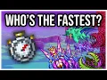 Comparing Horizontal Movement Speeds in Terraria