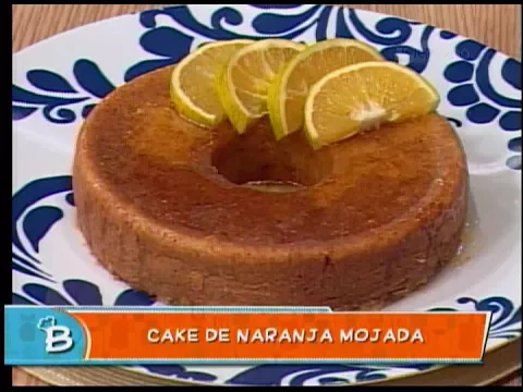 Cake de naranja mojada