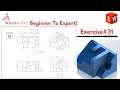 SOLIDWORKS Beginner To Expert Exercise 31 Solidworks Beginners Tutorials