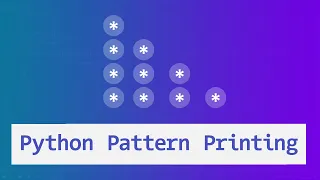 Python Pattern Printing Programs Right Angle Triangle Star Pattern