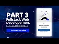 Fullstack web development training Part 3
