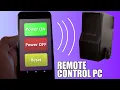 How to turn your computer on and off remotely Arduino project