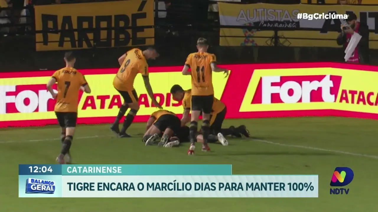 Criciúma busca manter invencibilidade no Campeonato Catarinense contra o Marcílio Dias