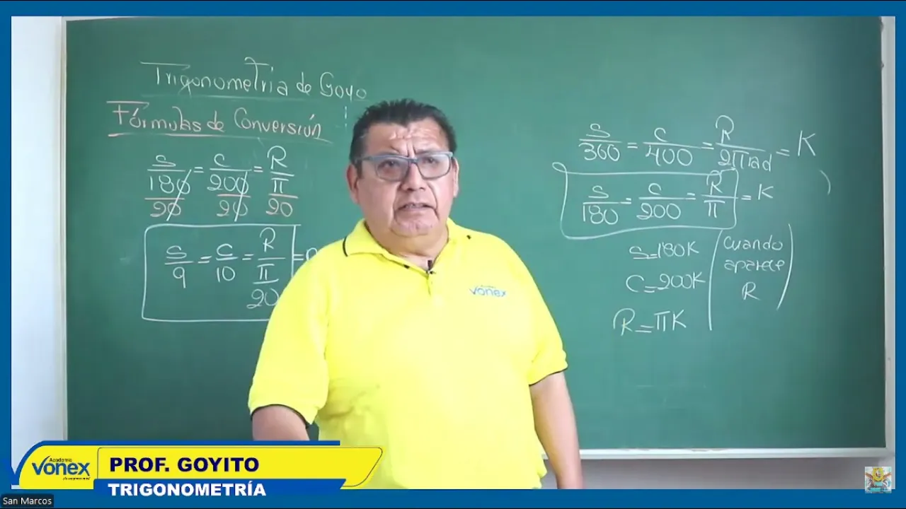 S1 Trigonometría - Ángulo trigonométrico (Ciclo actual 2026 I)