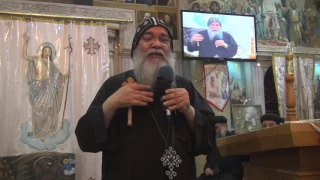 عظة البابا اثناسيوس الرسولى لنيافة الانبا مكاريوس الاسقف العام 
