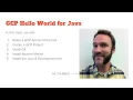 GCP Hello World for Java