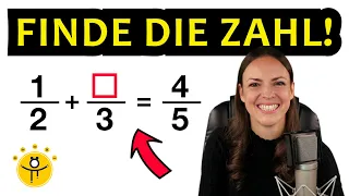 Welche Zahl fehlt? – Gleichung mit Brüchen lösen