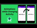 How to add animations while switching activities Intent Animations Android Studio Java