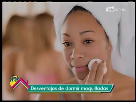 Desventajas de dormir maquilladas