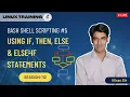Session-112 Bash Shell Scripting Chapter-5 Using If Then Else Else-If Statements in Script
