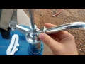 Harbor freight metal hand pump used for water storage