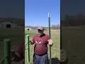 How to install a t-post for a fence-super easy